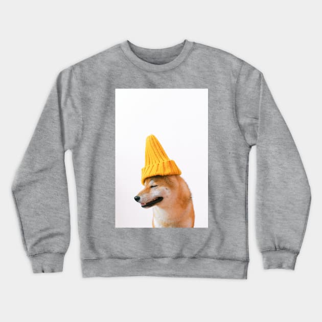 Shiba Inu Crewneck Sweatshirt by Hand-drawn